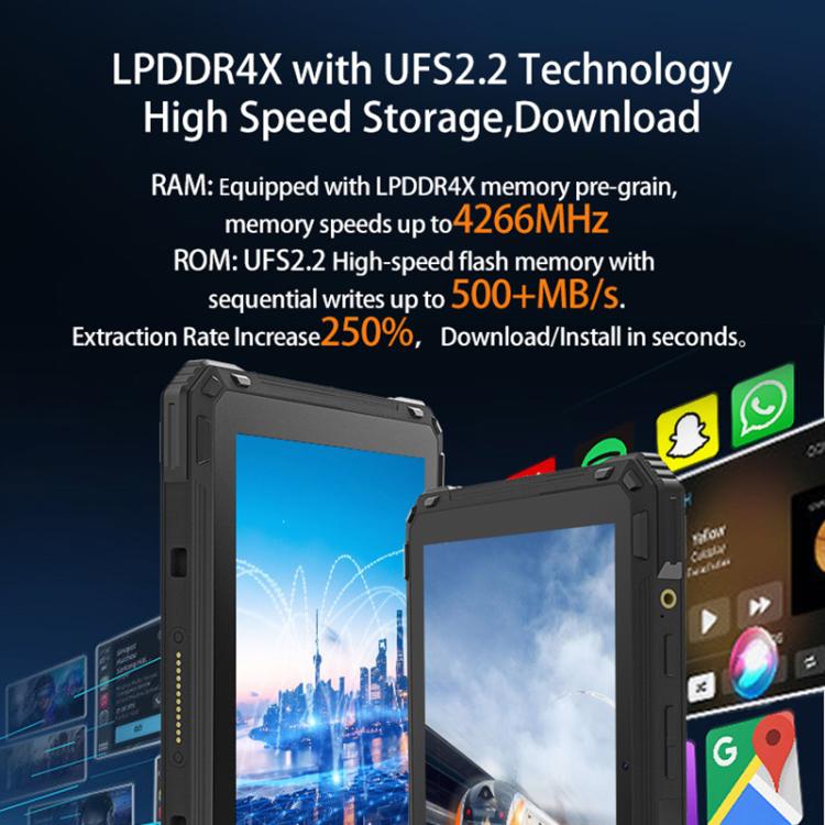 جهاز لوحي CENAVA A88ST مقاوم للماء IP68، 4 جيجابايت + 64 جيجابايت، شاشة 8 بوصة، أندرويد 11، MTK6771 ثماني النواة، شبكة 4G، قابس الاتحاد الأوروبي، A88ST
