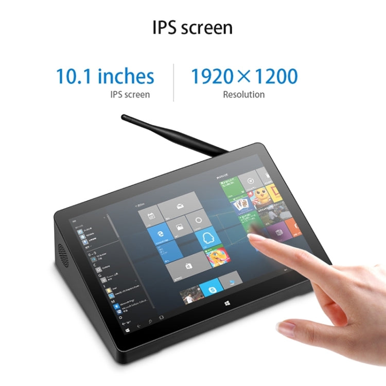 PiPo H10PRO All-in-One Mini PC, 10.1 inch, 8GB+128GB+512GB, Windows 11 Intel Alder Lake N100 Quad Core, US Plug, H10PRO 8GB+128GB+512GB