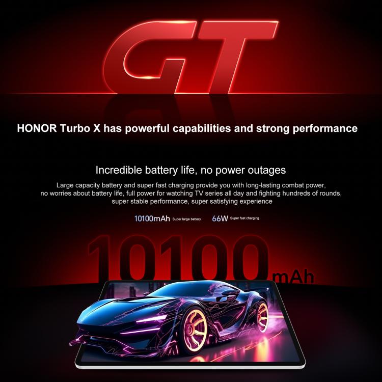 جهاز لوحي Honor Pad GT واي فاي، 11.5 بوصة، 8 جيجابايت + 128 جيجابايت، MagicOS 9.0، Dimensity 8350 Ultra Octa Core، 8 جيجابايت + 128 جيجابايت