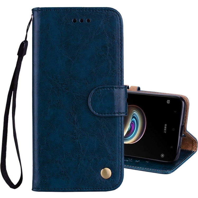 For Xiaomi Redmi 5A Business Style Oil Wax Texture Horizontal Flip Leather Case with Holder & Card Slots & Wallet & Lanyard, For Xiaomi Redmi 5A