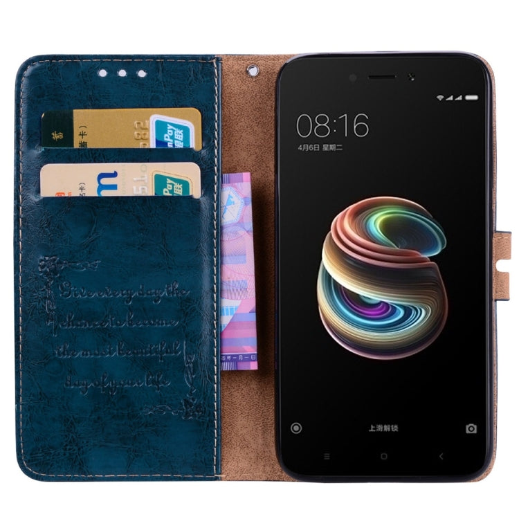 For Xiaomi Redmi 5A Business Style Oil Wax Texture Horizontal Flip Leather Case with Holder & Card Slots & Wallet & Lanyard, For Xiaomi Redmi 5A