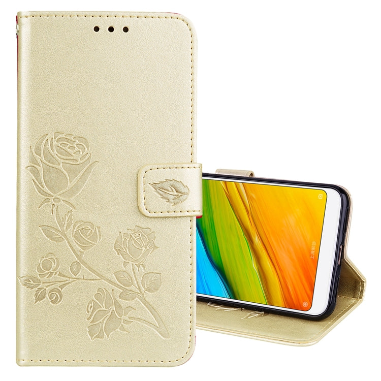 For Xiaomi Redmi 5 Plus Rose Embossed Horizontal Flip Environmental PU Leather Case with Holder & Card Slots & Wallet, For Redmi 5 Plus, For Xiaomi Redmi 5 Plus