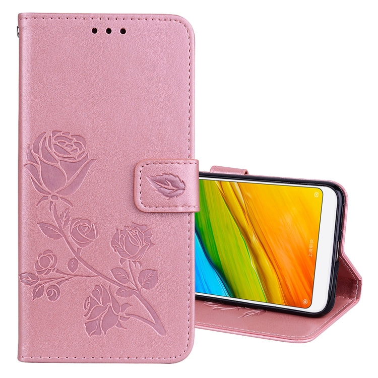 For Xiaomi Redmi 5 Plus Rose Embossed Horizontal Flip Environmental PU Leather Case with Holder & Card Slots & Wallet, For Redmi 5 Plus, For Xiaomi Redmi 5 Plus