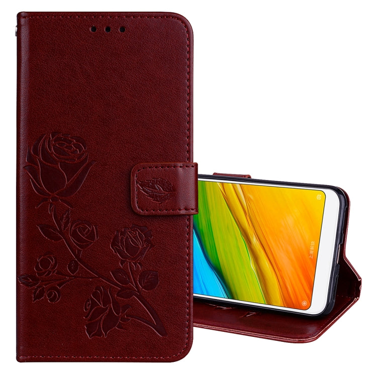 For Xiaomi Redmi 5 Plus Rose Embossed Horizontal Flip Environmental PU Leather Case with Holder & Card Slots & Wallet, For Redmi 5 Plus, For Xiaomi Redmi 5 Plus