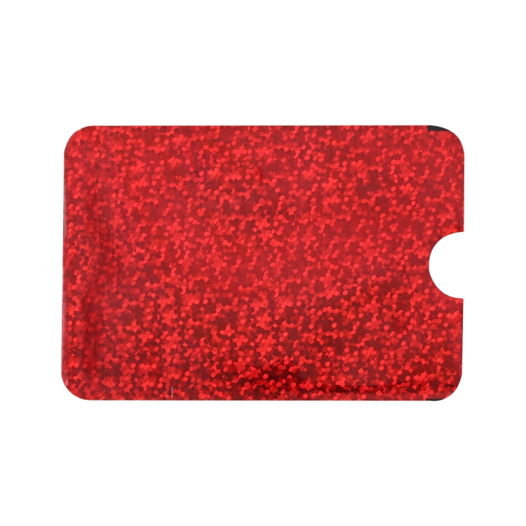 100pcs Aluminum Foil RFID Blocking Credit Card ID Bank Card Case Card Holder Cover, Size: 9 x 6.3cm