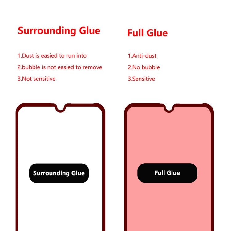 ENKAY Hat-prince Full Glue 0.26mm 9H 2.5D Full Screen Tempered Glass Film For Huawei Enjoy 9, For Huawei Enjoy 9 (1 PC)