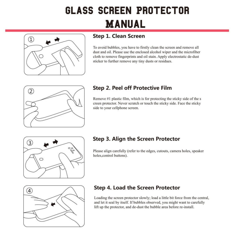 ENKAY Hat-prince Full Glue 0.26mm 9H 2.5D Full Screen Tempered Glass Film For Huawei Enjoy 9, For Huawei Enjoy 9 (1 PC)