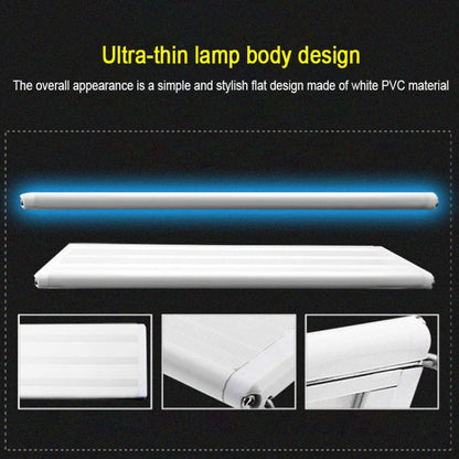 حوض أسماك زجاجي XY-30K مزود بمصباح LED مائي، قابس أمريكي، XY-30K