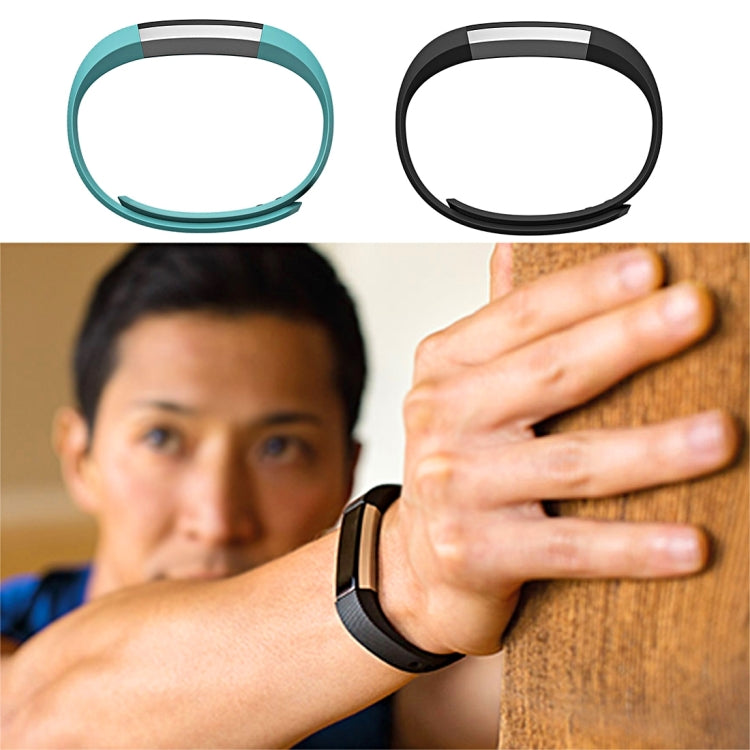 سوار ساعة Fitbit Alta من السيليكون المائل الملمس، مقاس كبير، الطول: حوالي 22 سم