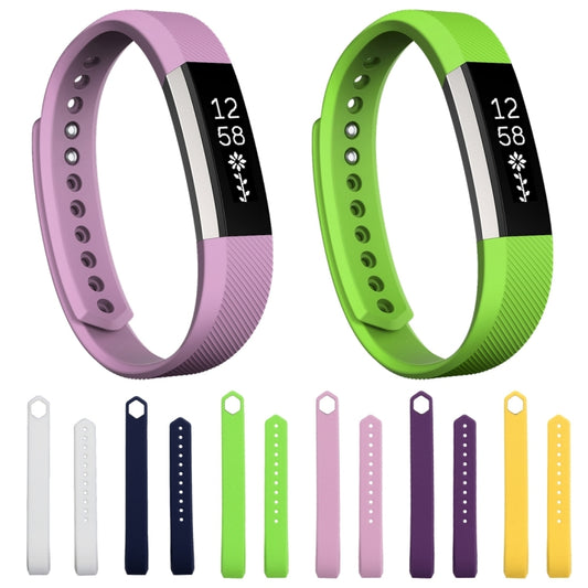 سوار ساعة Fitbit Alta من السيليكون المائل الملمس، مقاس كبير، الطول: حوالي 22 سم