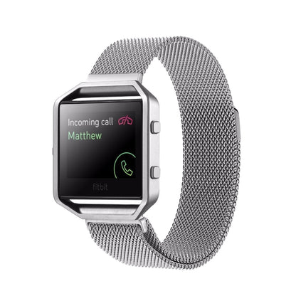 سوار ساعة Fitbit Blaze بقفل مغناطيسي من الفولاذ المقاوم للصدأ