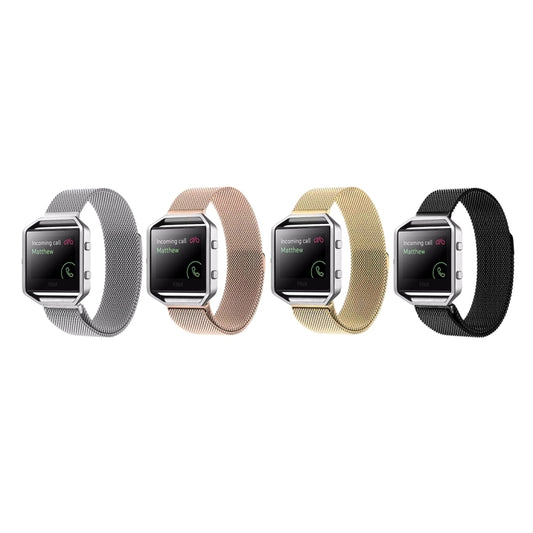 سوار ساعة Fitbit Blaze بقفل مغناطيسي من الفولاذ المقاوم للصدأ