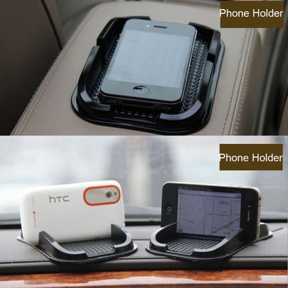 Punctate Car Phone Slip Mat, Black