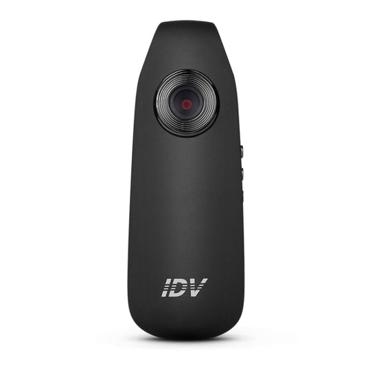 جهاز تسجيل إنفاذ القانون IDV 007 عالي الدقة 1080 بكسل بتصميم مشبك، جهاز تسجيل مراقبة صغير محمول، يدعم كشف الحركة وبطاقة TF (بحد أقصى 128 جيجابايت)