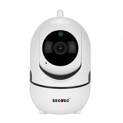 SECTEC IL-HIP291-2M-AI جهاز مراقبة التتبع الذكي للهاتف المحمول عن بعد وكاميرا شبكة لاسلكية وواي فاي وتخزين سحابي وكاميرا شبكية ذكية برأس اهتزاز، باللون الأبيض