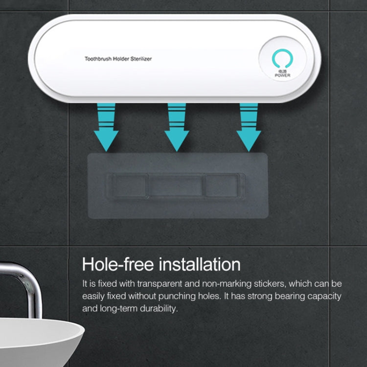 Rechargeable Toothbrush Dryer Sterilizer Wall-mounted Toothbrush Holder