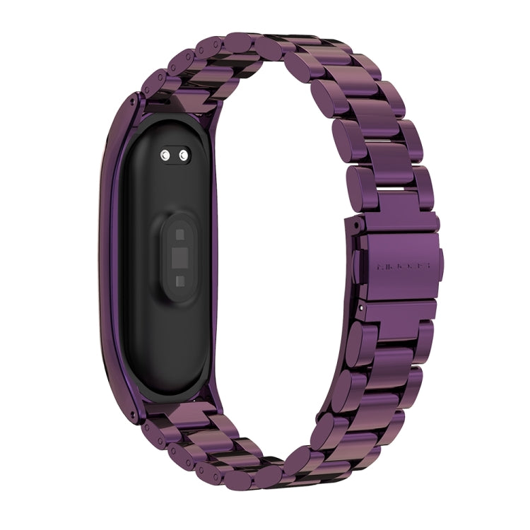 Mijobs Stainless Steel Metal Watch Band for Xiaomi Mi Band 3 & 4 & 5 & 6