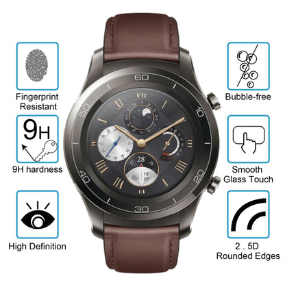قطعتان من غطاء ENKAY Hat-Prince لساعة Huawei Watch 2 Pro الذكية، بسمك 0.2 مم، صلابة سطح 9H، 2.15D، طبقة شاشة زجاجية مقاومة للانفجار، لساعة Huawei Watch 2 Pro (قطعتان)