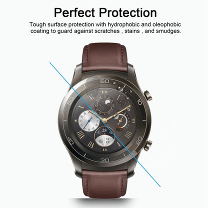 قطعتان من غطاء ENKAY Hat-Prince لساعة Huawei Watch 2 Pro الذكية، بسمك 0.2 مم، صلابة سطح 9H، 2.15D، طبقة شاشة زجاجية مقاومة للانفجار، لساعة Huawei Watch 2 Pro (قطعتان)