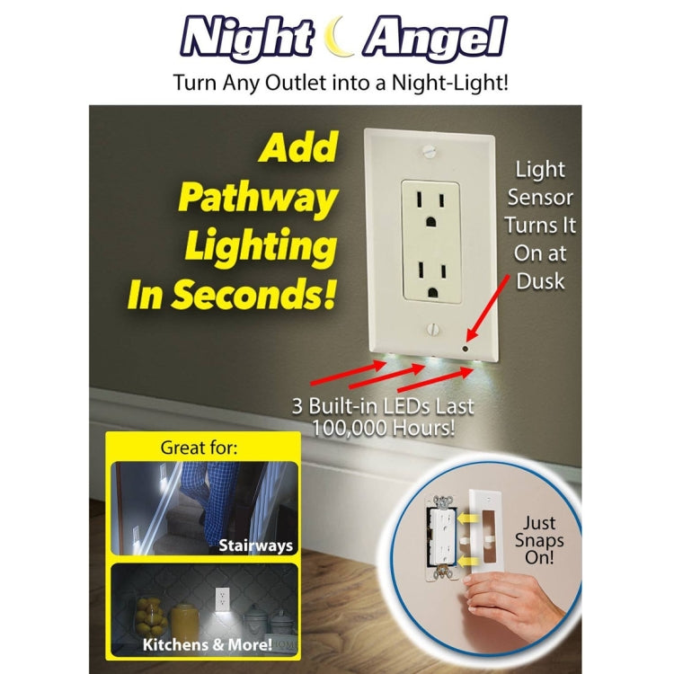 White Light Mini Human Body Motion Induction Night Light, CA0178A, CA0178B