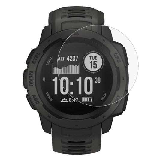غطاء حماية من الزجاج المقوى ENKAY Hat-Prince بسمك 0.2 مم، 9H، 2.15D، بحافة منحنية، مناسب لساعة Garmin Instinct الرياضية الذكية، قطعة واحدة من Garmin Instinct