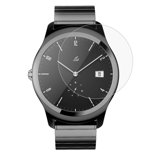 ENKAY Hat-Prince غشاء زجاجي مقوى بحافة منحنية 9H 2.15D بسمك 0.2 مم لساعة TicWatch 2، TicWatch 2
