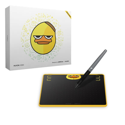 جهاز لوحي للرسم الفني HUION HS64 Chips إصدار خاص 5080 LPI مع قلم بدون بطارية للمتعة، HS64