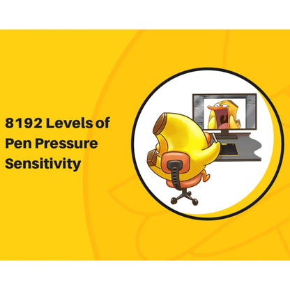 جهاز لوحي للرسم الفني HUION HS64 Chips إصدار خاص 5080 LPI مع قلم بدون بطارية للمتعة، HS64