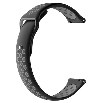 سوار ساعة مزدوج اللون لساعة Galaxy S3 Ticwatch Pro