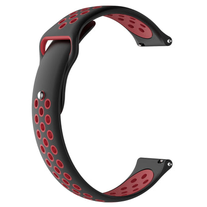 سوار ساعة مزدوج اللون لساعة Galaxy S3 Ticwatch Pro