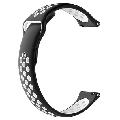 سوار ساعة مزدوج اللون لساعة Galaxy S3 Ticwatch Pro