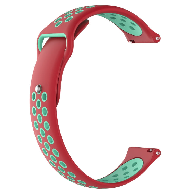 سوار ساعة مزدوج اللون لساعة Galaxy S3 Ticwatch Pro