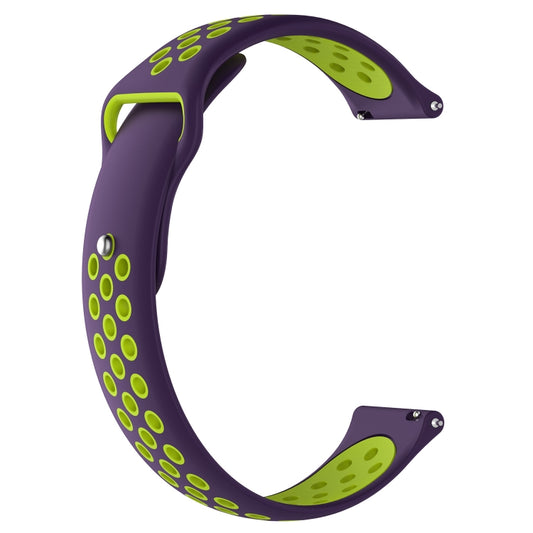 سوار ساعة مزدوج اللون لساعة Galaxy S3 Ticwatch Pro