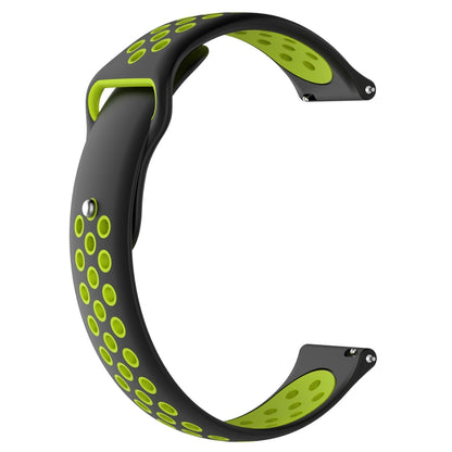 سوار ساعة مزدوج اللون لساعة Galaxy S3 Ticwatch Pro