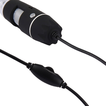 مجهر رقمي بمستشعر صورة 0.3 ميجابكسل ومكبر 1000X مزود بمنفذ USB و8 مصابيح LED وحامل احترافي
