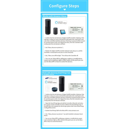 وحدة تحكم التبديل اللاسلكية الذكية Zigbee 85-265 فولت 50-60 هرتز IEEE 802.15.4