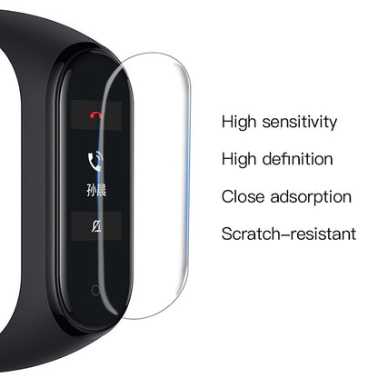 غشاء حماية شاشة ناعم من مادة PET لساعة Xiaomi Mi Band 5/6، قطعة واحدة