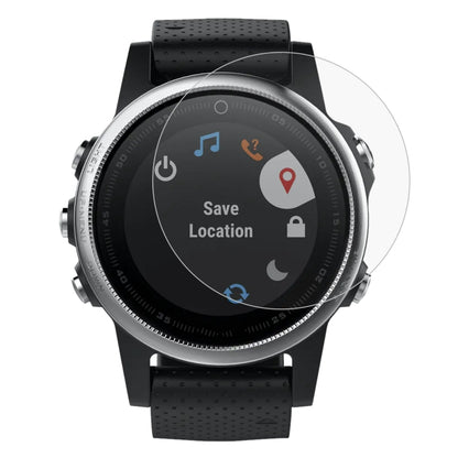غطاء حماية ENKAY Hat-Prince لساعة Garmin Fenix 5S الذكية بسمك 0.2 مم، صلابة السطح 9H، حافة منحنية 2.15D، طبقة زجاجية مقواة