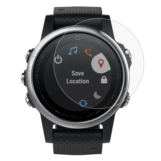 غطاء حماية ENKAY Hat-Prince لساعة Garmin Fenix 5S الذكية بسمك 0.2 مم، صلابة السطح 9H، حافة منحنية 2.15D، طبقة زجاجية مقواة
