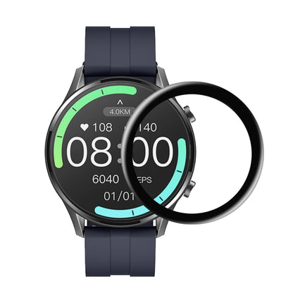 واقي شاشة ناعم من مادة مركبة ثلاثية الأبعاد منحنية لهاتف Xiaomi IMILAB W12 (أسود)، لهاتف Xiaomi IMILAB W12 (أسود)