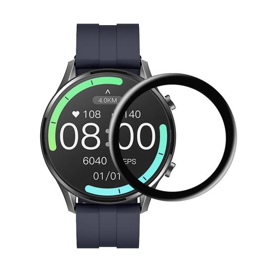 واقي شاشة ناعم من مادة مركبة ثلاثية الأبعاد منحنية لهاتف Xiaomi IMILAB W12 (أسود)، لهاتف Xiaomi IMILAB W12 (أسود)