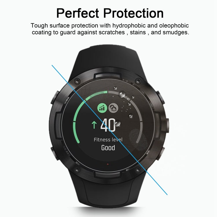 واقي شاشة من الزجاج المقوى 2.5D 9H بسمك 0.26 مم لساعة Suunto 5، لساعة Suunto 5