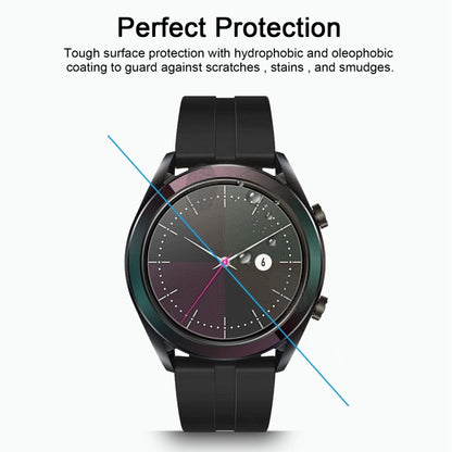 واقي شاشة من الزجاج المقوى 2.5D 9H لهاتف Huawei Watch GT Elegant مقاس 0.26 مم، لهاتف Huawei Watch GT Elegant