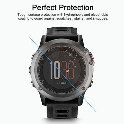 واقي شاشة من الزجاج المقوى 2.5D 9H بسمك 0.26 مم لجهاز Garmin Fenix 3، مناسب لجهاز Garmin Fenix 3