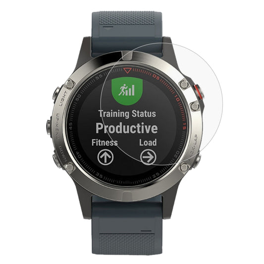 واقي شاشة من الزجاج المقوى 2.5D 9H بسمك 0.26 مم لجهاز Garmin Fenix 5