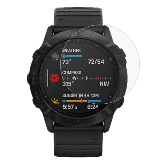 واقي شاشة من الزجاج المقوى 2.5D 9H لهاتف Garmin Fenix 6 Pro بسمك 0.26 مم، مناسب لهاتف Garmin Fenix 6 Pro