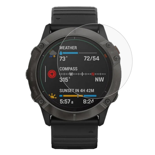 واقي شاشة من الزجاج المقوى 2.5D 9H لهاتف Garmin Fenix ​​6X Pro بسمك 0.26 مم، مناسب لهاتف Garmin Fenix ​​6X Pro