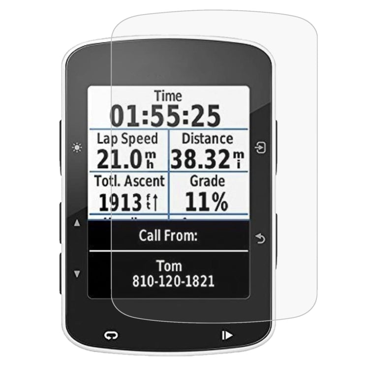 واقي شاشة من الزجاج المقوى 2.5D 9H لجهاز Garmin Edge 520 بسمك 0.26 مم، مناسب لجهاز Garmin Edge 520