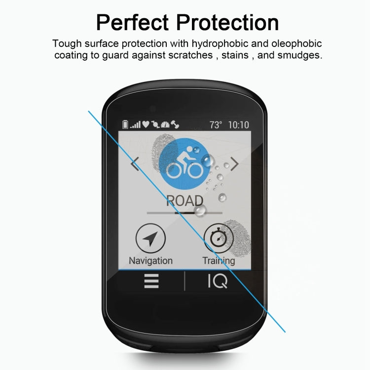 واقي شاشة من الزجاج المقوى 2.5D 9H لجهاز Garmin Edge 830 بسمك 0.26 مم، مناسب لجهاز Garmin Edge 830