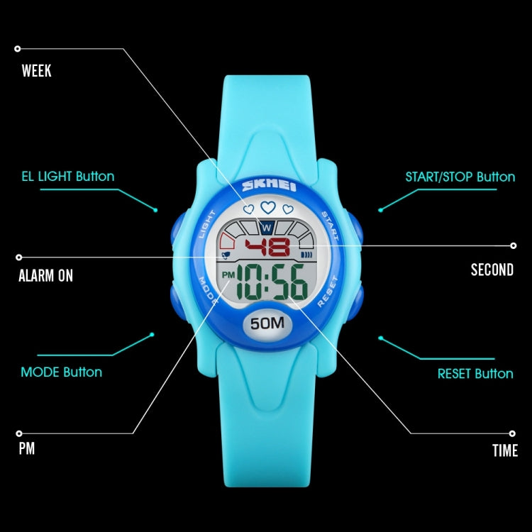 SKMEI 1478 Multifunction Children Digital Watch 50m Waterproof Sports Watch